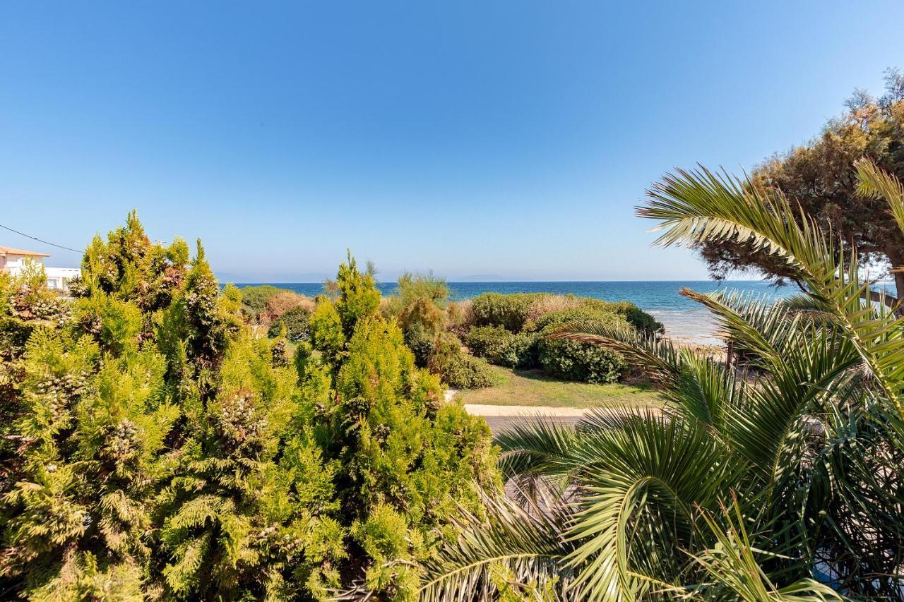Windsurfing Seaside Apartment Artemida Esterno foto